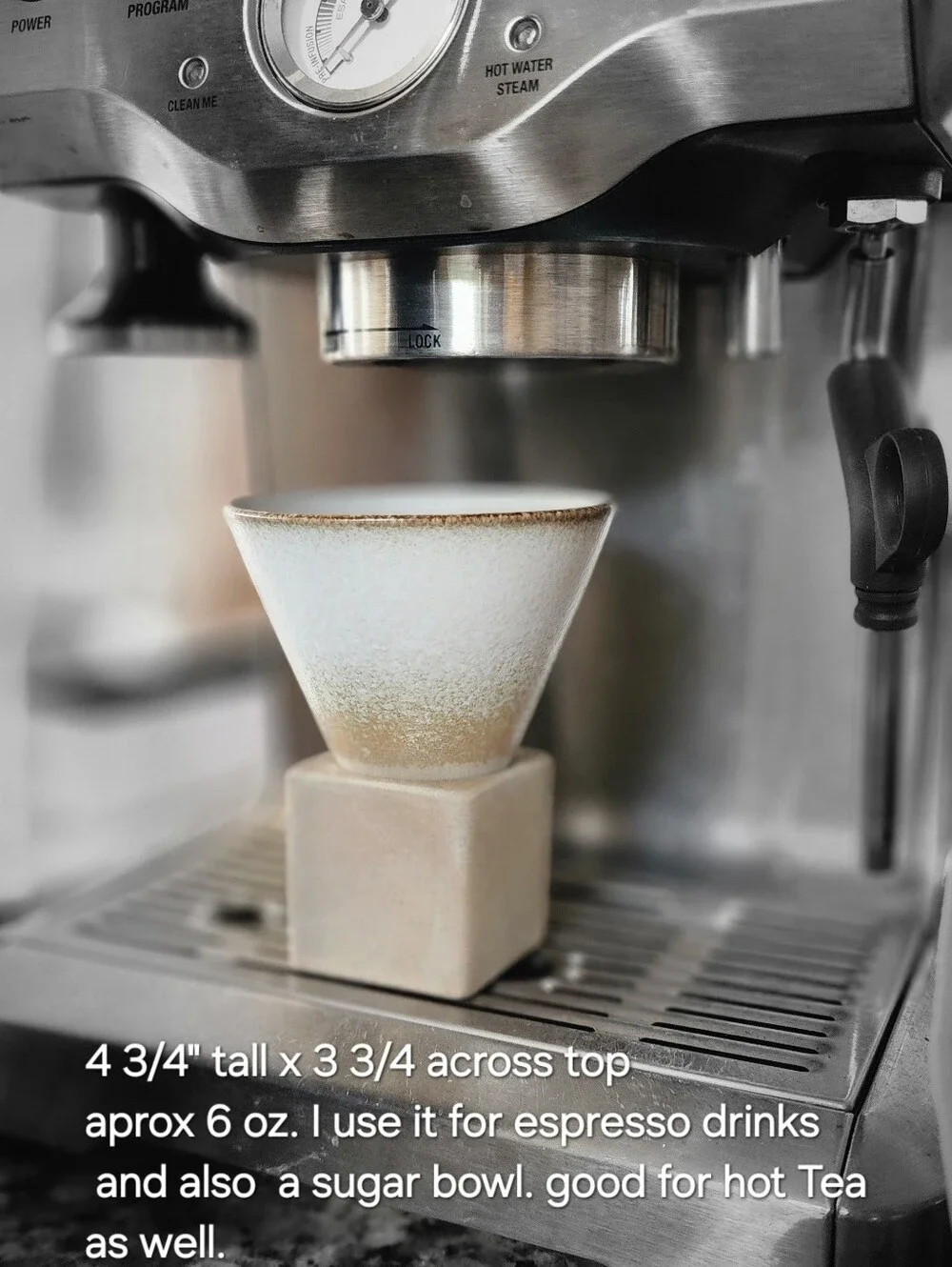 Ceramic Japanese Cone Cup/on Base Lattes/tea/coffee 200ml